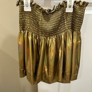 Gold Metallic Queen of Sparkles Shorts